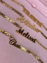 Load image into Gallery viewer, Personalized Custom Name Necklace Flat Day Chain
